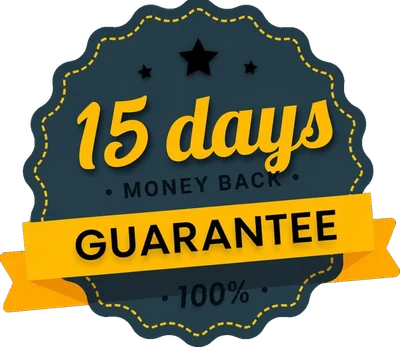 15-Day Money-Back Guarantee Seal
