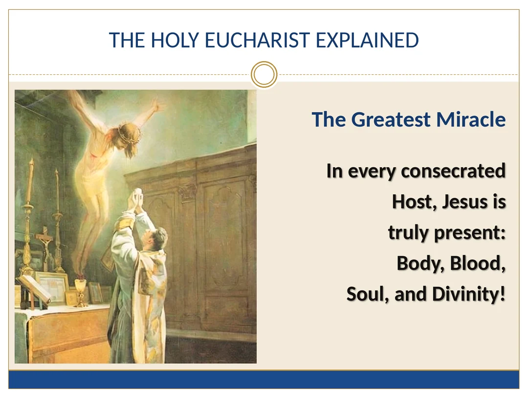 Page 1 of the Eucharistic Miracle ebook